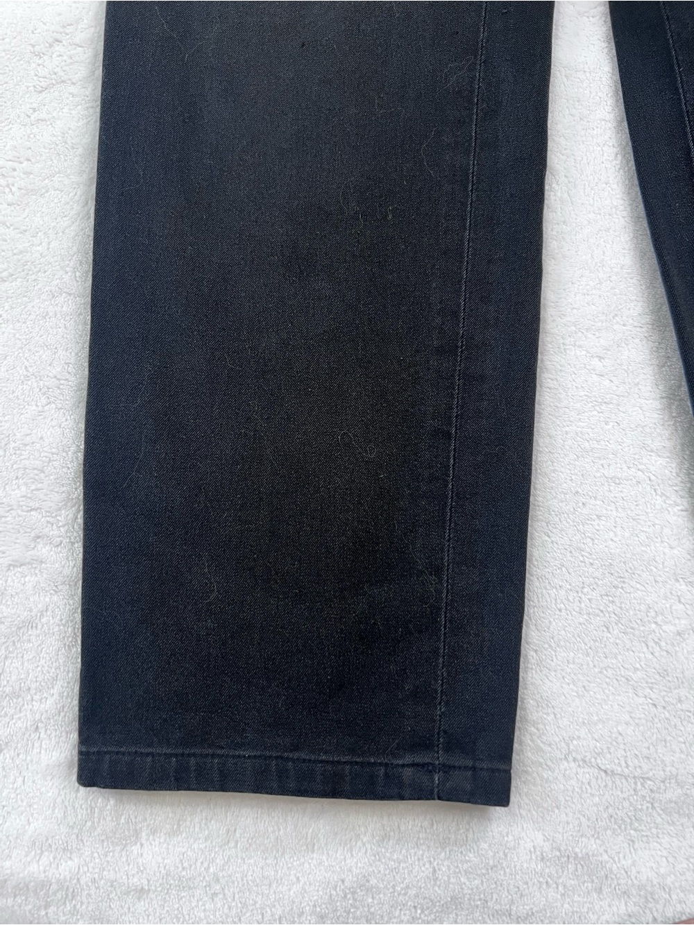 Lauren Jeans Co. Ralph Lauren Black Straight Leg Stretch Jeans Size 8 - Picture 7 of 9
